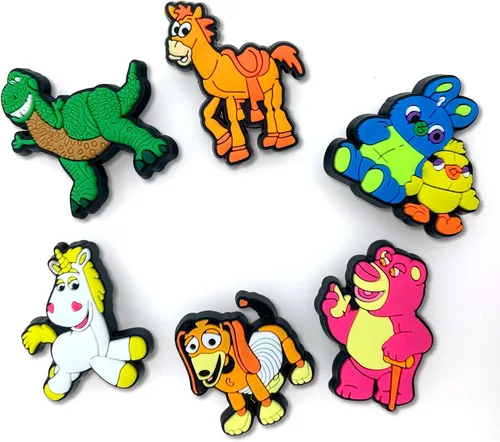Vista 3 de Yagchou 20 35 dijes para decoración de sandalias de zueco, accesorios de decoración de zapatos de dibujos animados para niños y niñas, regalos