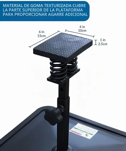 Vista 3 de Tumbl Trak Fly Right - Entrenador de equilibrio y flexibilidad para animadores Negro