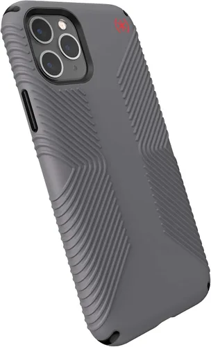 Vista 12 de Speck Productos Presidio2 Grip - Funda compatible con iPhone 11 Pro, negro/negro/negro/blanco