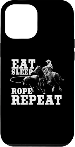 Vista 26 de Team Roping Funny Rodeo Cowboy Cowgirl Horse Riding Roper Case for iPhone 17