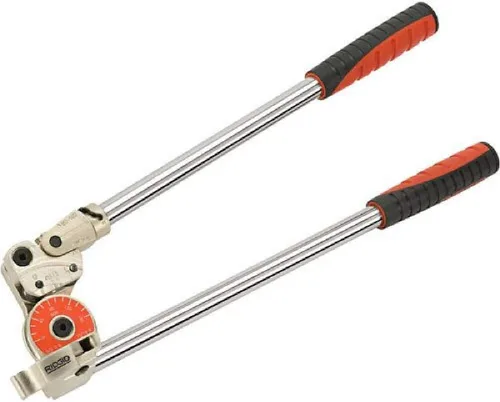 Vista 2 de RIDGID 38048 Modelo 608 Dobladora de tubos de servicio pesado, dobladora de tubos de 1/2 pulgada y dobladora de instrumentos de alta resistencia 604