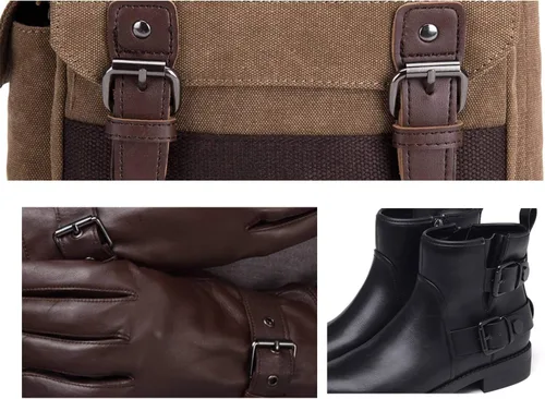 Vista 8 de BIKICOCO Hebilla de rodillo, 3/4 pulgadas de talón Rolling Bar Hebillas para bolsos Correas de correas de cuero