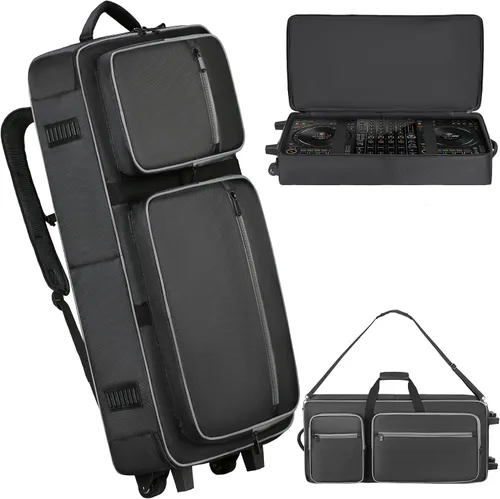 Vista 8 de Funda para controlador DJ con ruedas para DDJ-FLX10/GRV6/1000/REV7/REV5/SC