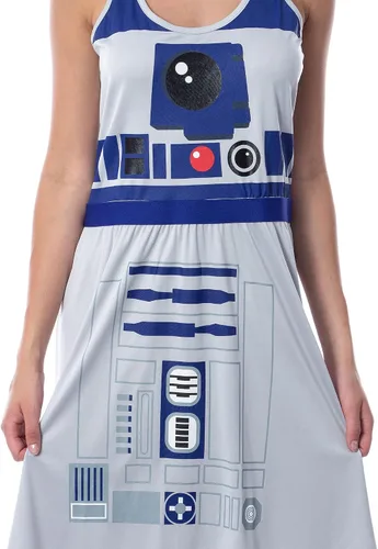 Vista 3 de INTIMO Star Wars R2-D2 Droid Racerback - Camisón de pijama para mujer