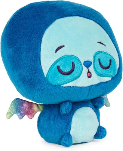 Vista 3 de GUND Drops, Carla Claws, Expressive Premium - Peluche expresivo premium suave, azul, 6 pulgadas