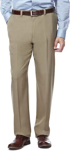 Vista 12 de Haggar E-CLO Repreve Stria - Pantalón de vestir con frente plano para hombre Negro
