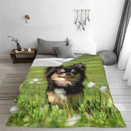 Vista 3 de Manta personalizada con fotos, regalos personalizados para hombres y mujeres, manta con foto personalizada con texto en inglés "I Love You", regalo