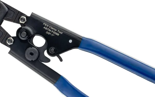 Vista 5 de EFIELD Herramienta de pinza de crimpado Pex para 3/8 pulgadas con calibre Go/No-Go - Abrazaderas de acero inoxidable de 1 pulgada cumplen