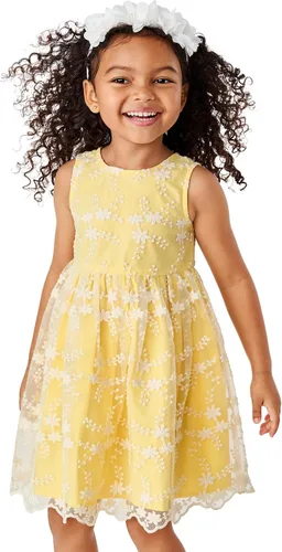Vista 2 de Gymboree Vestidos elegantes de manga corta para niñas y niños pequeños