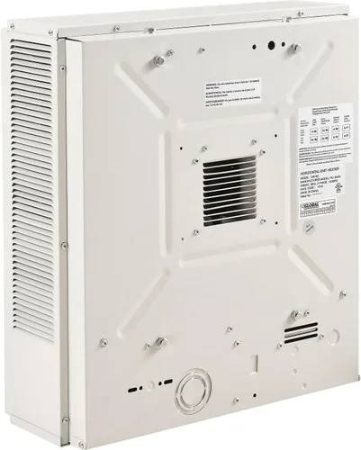 Vista 2 de Global Industrial 34100 BTU - Calentador de unidad, 10KW, 480V, trifásico, acero Horizontal or Vertical Fan Forced Heater with Manual Thermostat
