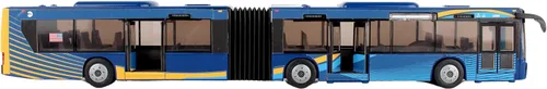 Vista 4 de Daron MTA Autobús de la Ciudad de Nueva York 16" Autobús Articulado RT8571 Juguete, Azul, Marrón