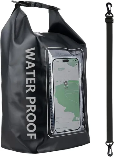 Vista 16 de Bolsa impermeable 2 en 1 para acampar al aire libre, playa, bolsa a prueba de arena, mochila impermeable para teléfono celular, accesorios