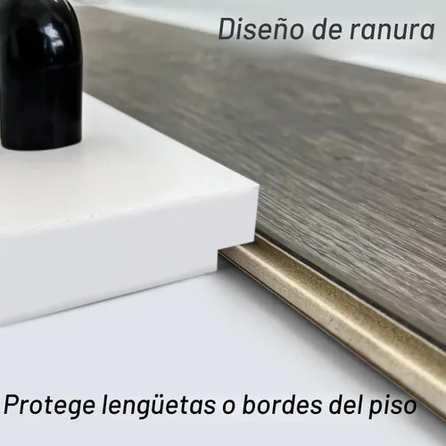 Vista 2 de Bloque de roscado para pisos de tablones de vinilo, bloque de roscado NAACOO con mango grande, diseño de ranura, protege tus lengüetas o bordes