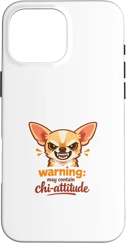 Vista 19 de Chihuahua Attitude Warning - Carcasa para iPhone XR