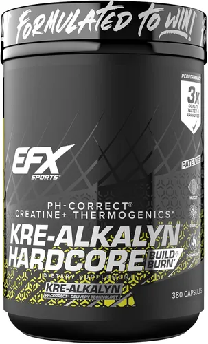Vista 10 de EFX Sports Kre-Alkalyn Hardcore 120 Cápsulas