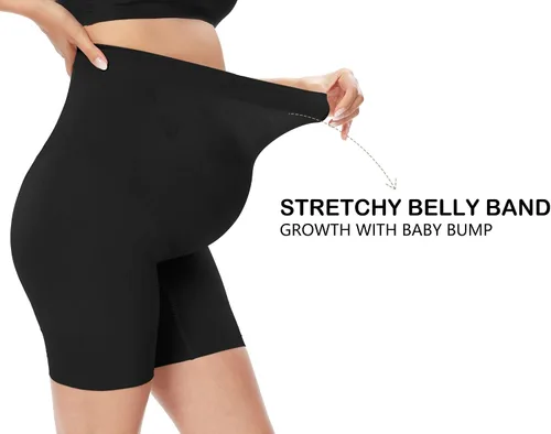Vista 3 de XNHAN Secret Fit Shaper Panty - Faja moldeadora de maternidad sin costuras para vestido, soporte para el vientre, evita rozaduras en los muslos
