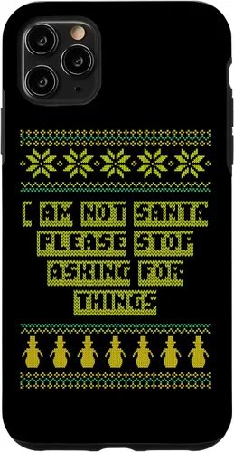 Vista 4 de iPhone 12 mini I Am Not Santa Stop Asking Things Christmas Parents Xmas Case