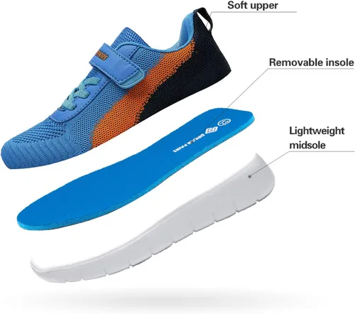 Vista 7 de DREAM PAIRS Tenis deportivos para niños y niñas