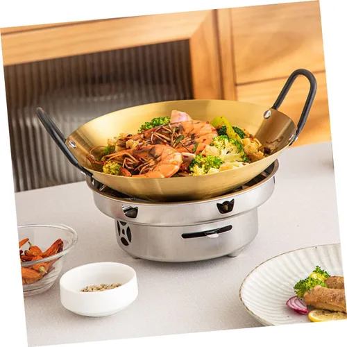 Vista 9 de Housoutil Sartén gruesa de acero inoxidable para utensilios de cocina