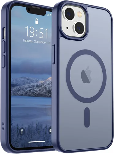 Vista 26 de SUPFINE Funda magnética para iPhone SE 2022 (3ª)/2020 (2ª), iPhone 8 (compatible con MagSafe) (protección contra caídas de grado militar), funda