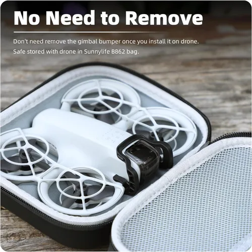 Vista 9 de Parachoques de cardán de liberación rápida para DJI NEO, protector de lente de cámara de protección completa anticolisión compatible con accesorios