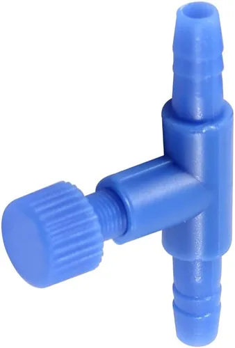 Vista 3 de uxcell - Válvulas de control de bomba de aire de 2 vías para acuario, 10 piezas, color azul