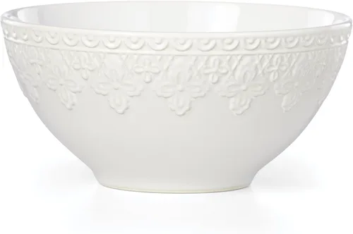 Vista 11 de Lenox 885669 Chelse Muse Fleur - Placa decorativa blanca