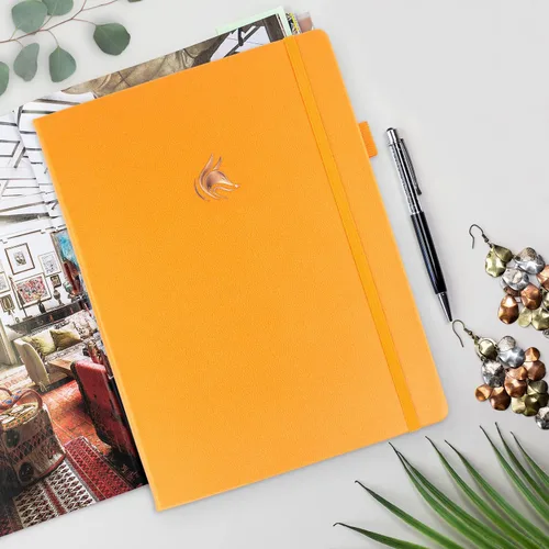 Vista 7 de Clever Fox Planner Pro Premium - Lujosa agenda semanal y mensual con organizador de presupuesto para productividad y objetivos, sin fecha, A4