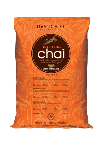 Vista 5 de David Rio Tiger Spice Chai, dos bolsas de 4 libras