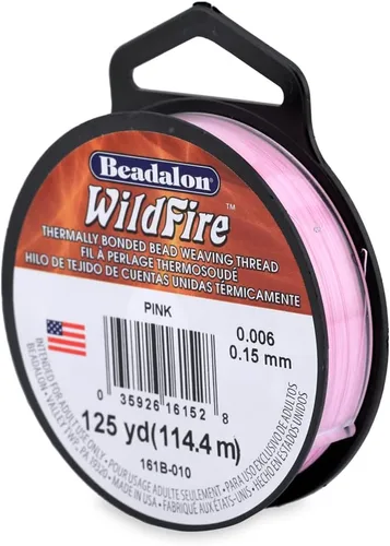 Vista 24 de Beadalon Wildfire Beading Thread Jewelry Fishing Line