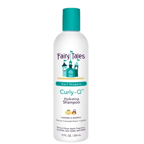Vista 13 de Fairy Tales Curly Q - Champú hidratante para niños de 12 onzas y acondicionador de 8 onzas, sin parabenos, sulfatos, gluten y nueces, para todo tipo