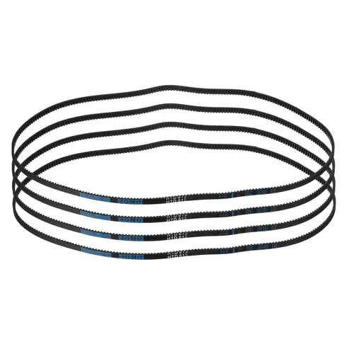 Vista 87 de uxcell 4 piezas HTD-3M Correa de Distribución de Goma 48 Dientes, Longitud de Paso 144mm x Ancho 6mm x Altura 2.4mm, Correa de Polea de Distribución