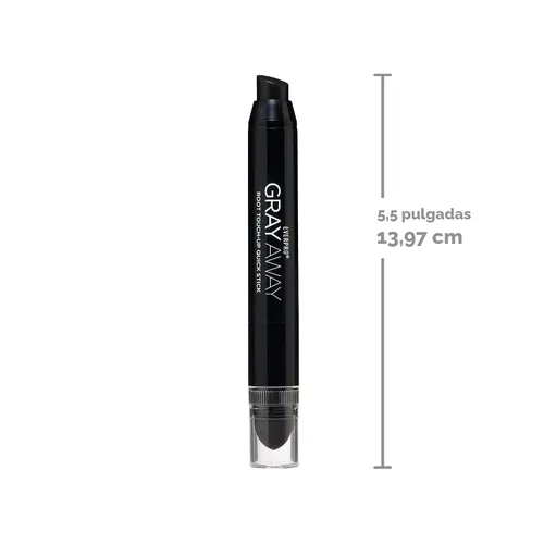 Vista 6 de EVERPRO Gray Away Root Touchup Quick Stick, negro, 0.1 onzas