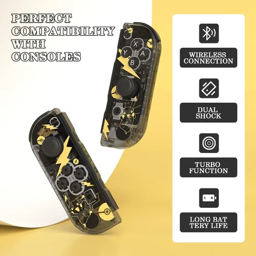 Vista 2 de WWOKIND Joy Con Controller Compatible for Switch, Wireless Joypad Replacement for Switch Joycon, Left Right Remote for Switch Controllers Joycon