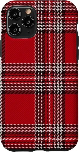 Vista 26 de Funda con diseño de Navidad a cuadros rojos para iPhone 13 Pro Max