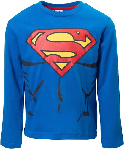 Vista 6 de DC Comics Liga de la Justicia Batman Superman Flash Aquaman - Camiseta de manga larga (4 unidades)