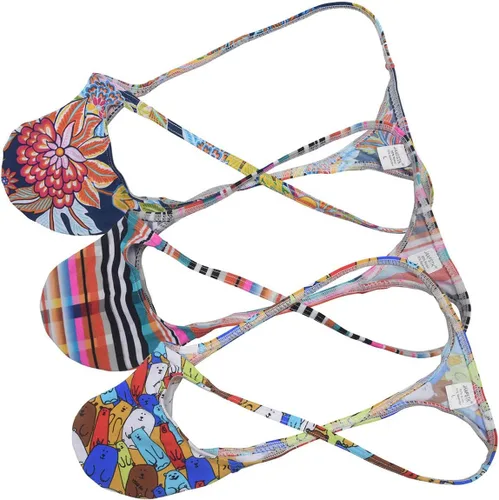 Vista 19 de Men Sexy Thong Contour Pouch G-String Underwear Minimal Coverage T-back Paquete de 3 Dsb