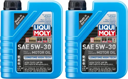 Vista 3 de LIQUI MOLY Longtime High Tech SAE 5W-30 1 L Aceite de motor totalmente sintético SKU: 2038
