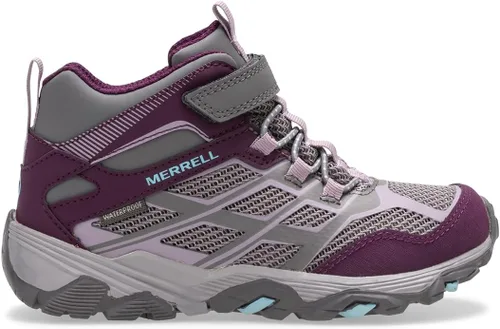 Vista 2 de Merrell Botas de senderismo unisex Moab FST con cierre alternativo medio, impermeables, para niños