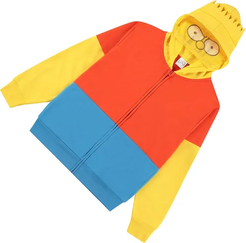 Vista 6 de The Simpsons Disfraz de Bart Simpson con capucha para niños, disfraz de Bart, Homer, Lisa, Krusty y Marge, disfraz de cosplay con capucha
