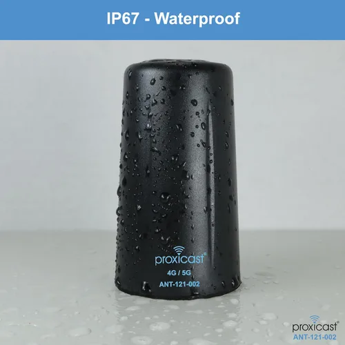 Vista 5 de Proxicast Antena de montaje de tornillo omnidireccional 4G/5G resistente al vandalismo de bajo perfil – Cable coaxial de 10 pies – para Cisco 1