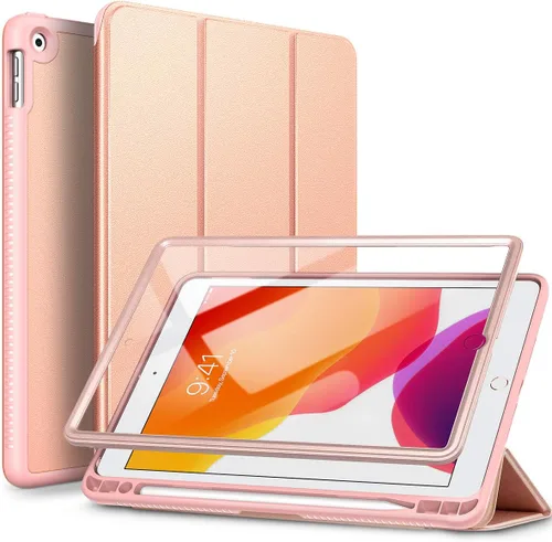 Vista 10 de SURITCH para iPad de 9ª/8ª/7ª generación, Funda iPad 10.2, [Protector de Pantalla Integrado] [Soporte para Lápiz] Funda de Cuero Ligera Cubierta