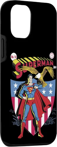 Vista 3 de Funda para iPhone 14 DC Comics Superman American Hero Vintage Comic Book