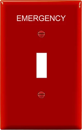 Vista 16 de ENERLITES - Placa de pared para interruptor de luz, acabado brillante, tamaño mediano, hueco para un interruptor de 4.88 x 3.11 pulgadas