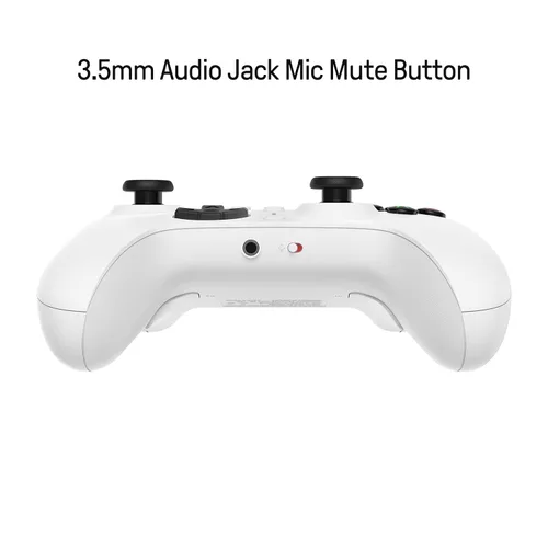 Vista 3 de 8Bitdo Ultimate Wired Controller for Xbox Series XS, Xbox One and Windows, PC Gaming Gamepad with Back Buttons, Trigger Vibration, 3.5mm Audio Jack