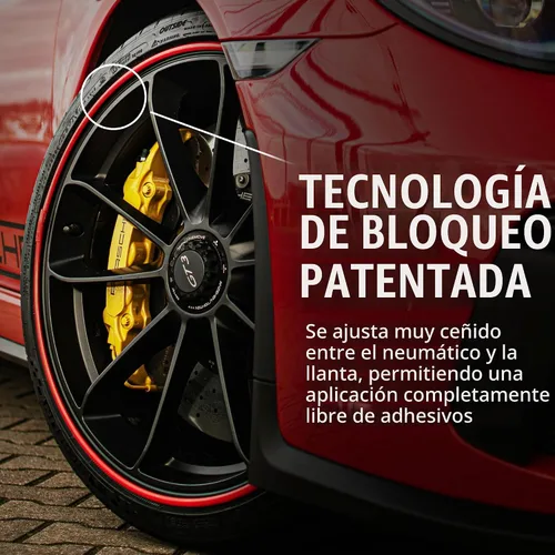 Vista 2 de AlloyGator Protector de Llanta Dorado para Ruedas de Automóvil (Se Adapta a Ruedas de 12-24" de Diámetro) - Paquete de 4 Protectores de Rueda