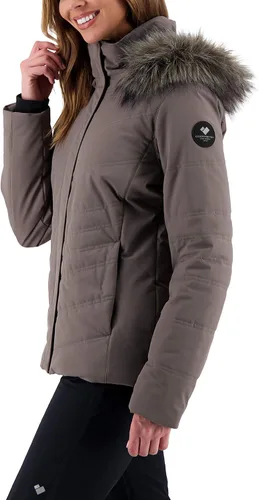 Vista 5 de Obermeyer Chaqueta Tuscany Elite para mujer color gris adecuado talla 4