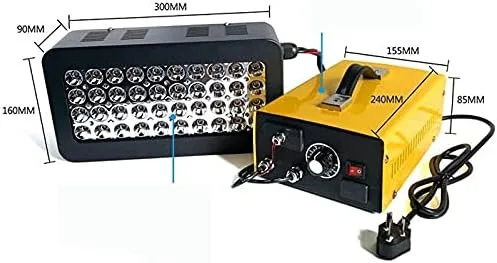 Vista 5 de Lámpara LED de curado UV ajustable de alta intensidad de 4000 W, efecto de luz, luz UV, lámpara sólida, tinta LED, barniz, pegamento UV