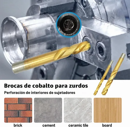 Vista 3 de GMTOOLS Kit Extractor de Tornillos Helicoidales y Pernos de 35 Piezas, Kit de Remoción Fácil con Broca de Mano Izquierda Extractor Multi-estriado
