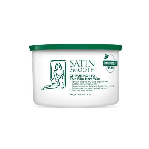 Vista 13 de Cera de depilación para cabello Satin Smooth Aloe Vera 14oz.
